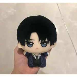 10cm Eren Mikasa Ackerman Plush Doll Pendant Cosplay Stuffed Toy For Anime Fans