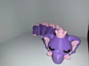 🐘 Ellie the Elephant – Articulated Flexi Desk Buddy