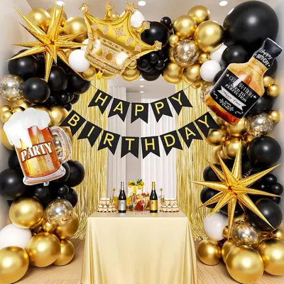 200 Stück Gold Konfetti Für Hochzeit & Geburtstag – Krone & Sterne Aus Glitzerpapier, Zum Werfen & Dekorieren