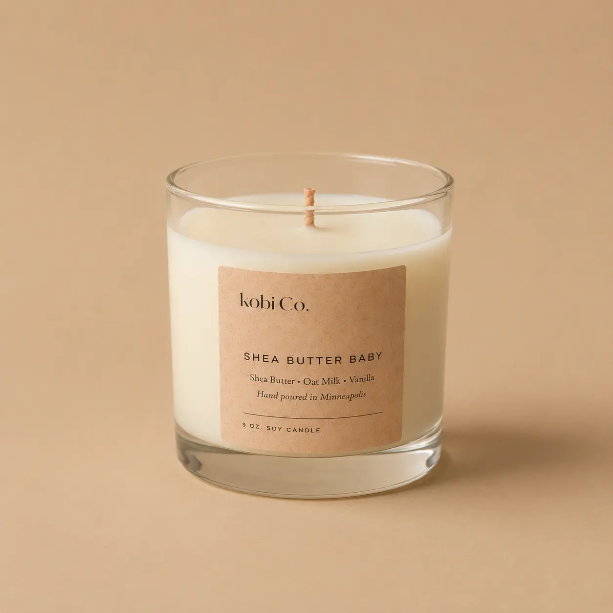 Shea Butter Baby Candle | Vanilla, Santal & Amber Luxury Soy Candle