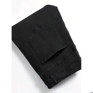 Sfashionable PureCottonblendedslightLighticanjeans Men ChicTrreetstylergularfiten Sbottoms