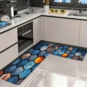 Geometric Print Alginate Mud Mat, 5 Sizes Available, High-Quality Alginate Mud, Non-Slip Rubber, Easy Cleaning, Reusable