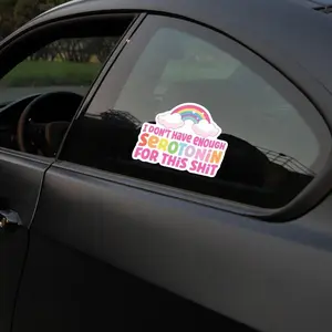 Unicorn Pattern Car Sticker, Car Decals, Car Rearview Mirror Decal, Car Exterior Decoration Accessories for Car, Laptop, Water Bottle, Bicycle