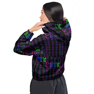 OBEY LESS SPECIAL EDITION Women’s cropped windbreaker