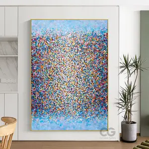 [SALE UP TO 50] Blue Jackson Pollock Poster, Orange Abstract Print, Blue Wall Art, Pollock Abstract Art, Modern Abstract Colorful Fine Art, Wall Decor