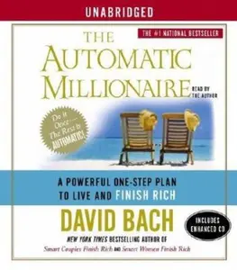 USED Book - The Automatic Millionaire: A Powerful One-Step Plan to Live and Finish Rich by Bach, David (Audio CD) - english