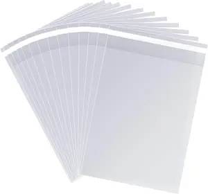 Clear Cellophane Bags 200 Pcs 4X9 Inch Self Adhesive Sealing Candy Treat Resealable Plastic Favors Snack Cookie Goodie Gift Packaging Bag MORIDA