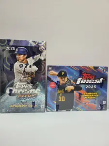 2025 Topps Finest MLB Box + 2025 Topps Chrome Cosmic hobby box - Pick Your Team Box