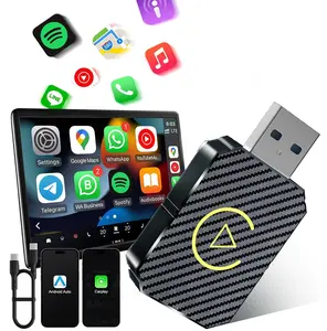 Mini Wireless Apple CarPlay Adapter, for both Apple and Android,converts wired to wireless, suitable for factory wired CarPlay cars from 2016+