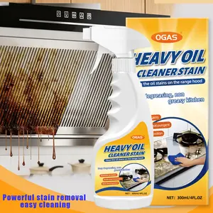 Kitchen heavy-Duty Degreaser, stove and oven cleaner, powerful degreaser, range hood cleaner, long-lasting grease remover.