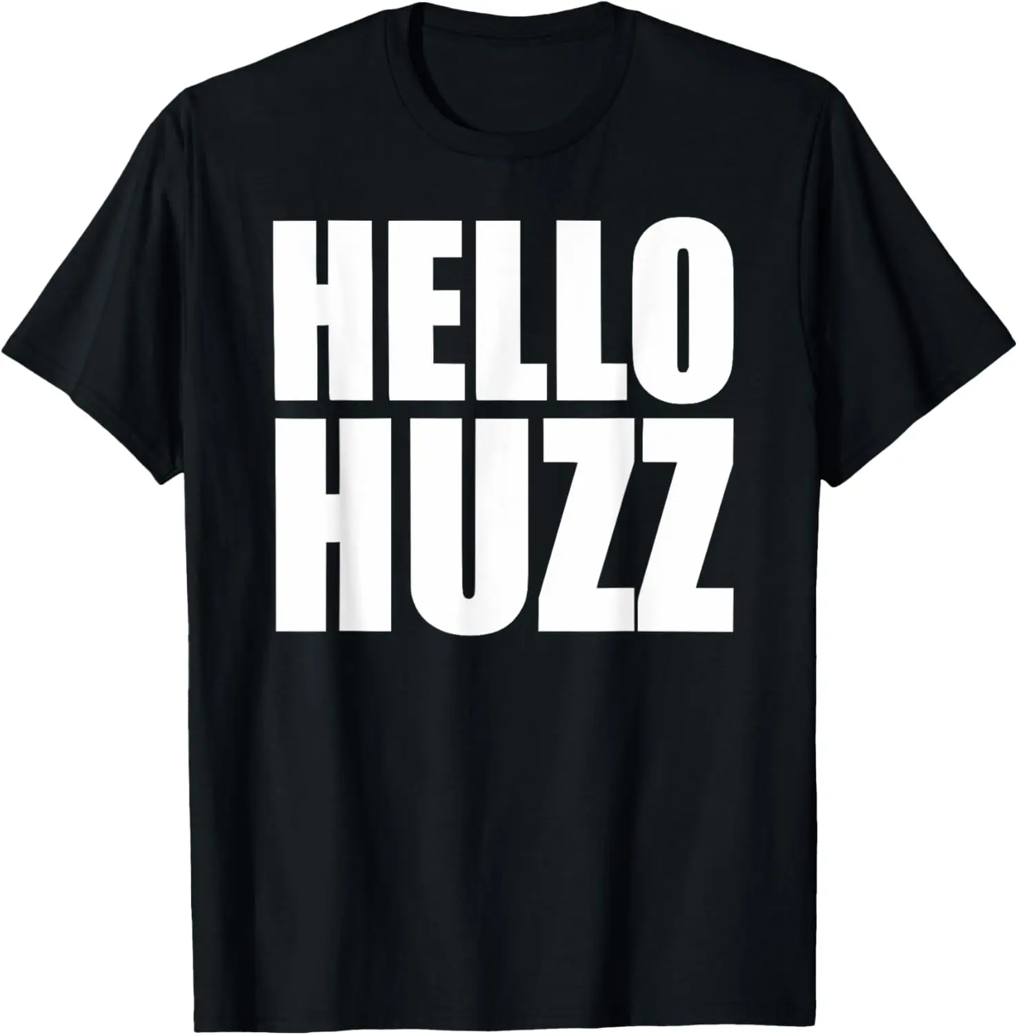 Hello Huzz Rizz Joke Funny Brainrot Meme Men Women T-Shirt Pure Cotton Graphic Tees Menswear Top: Gifts for Men & Women