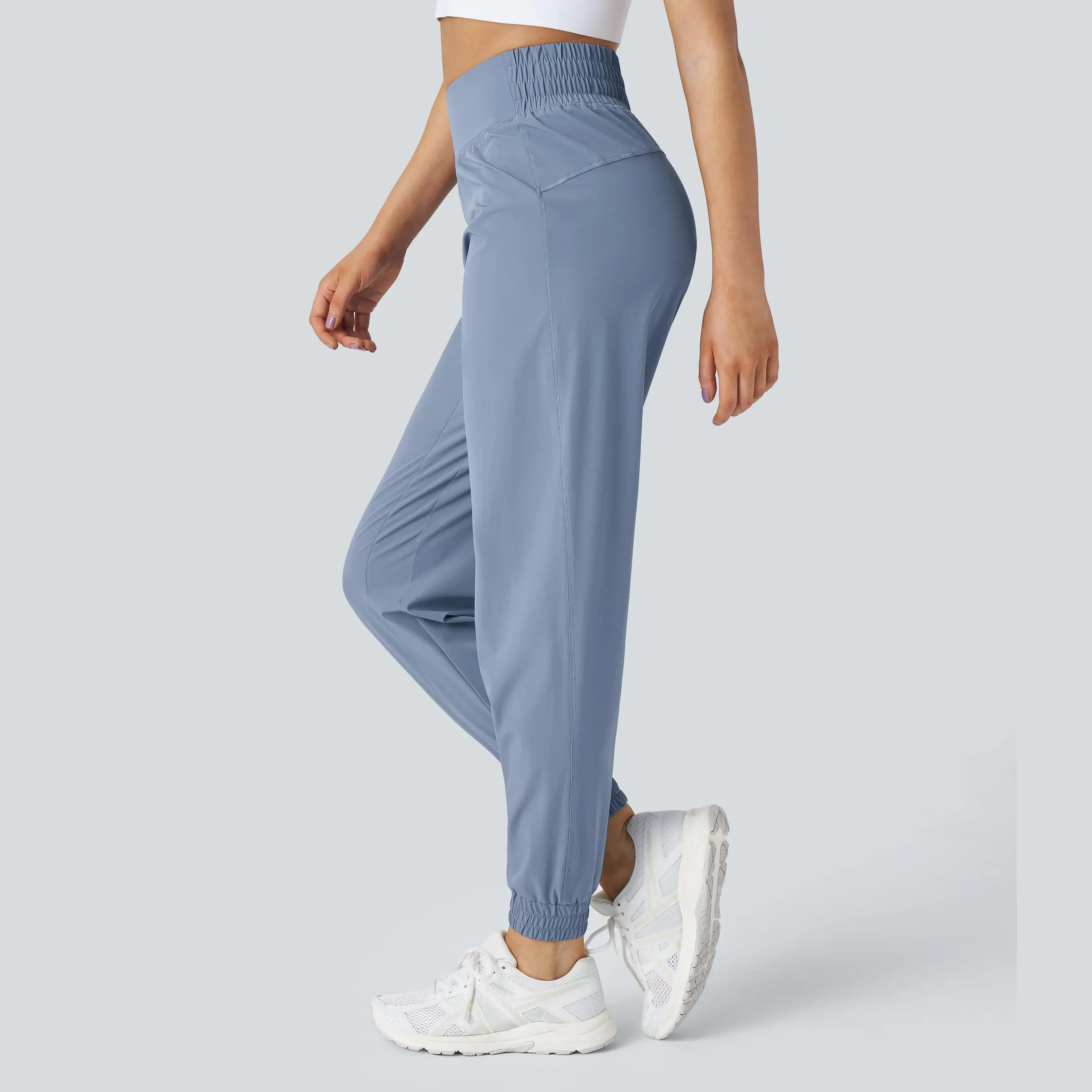 Halara High Waisted Elastic Waistband Hiking Joggers