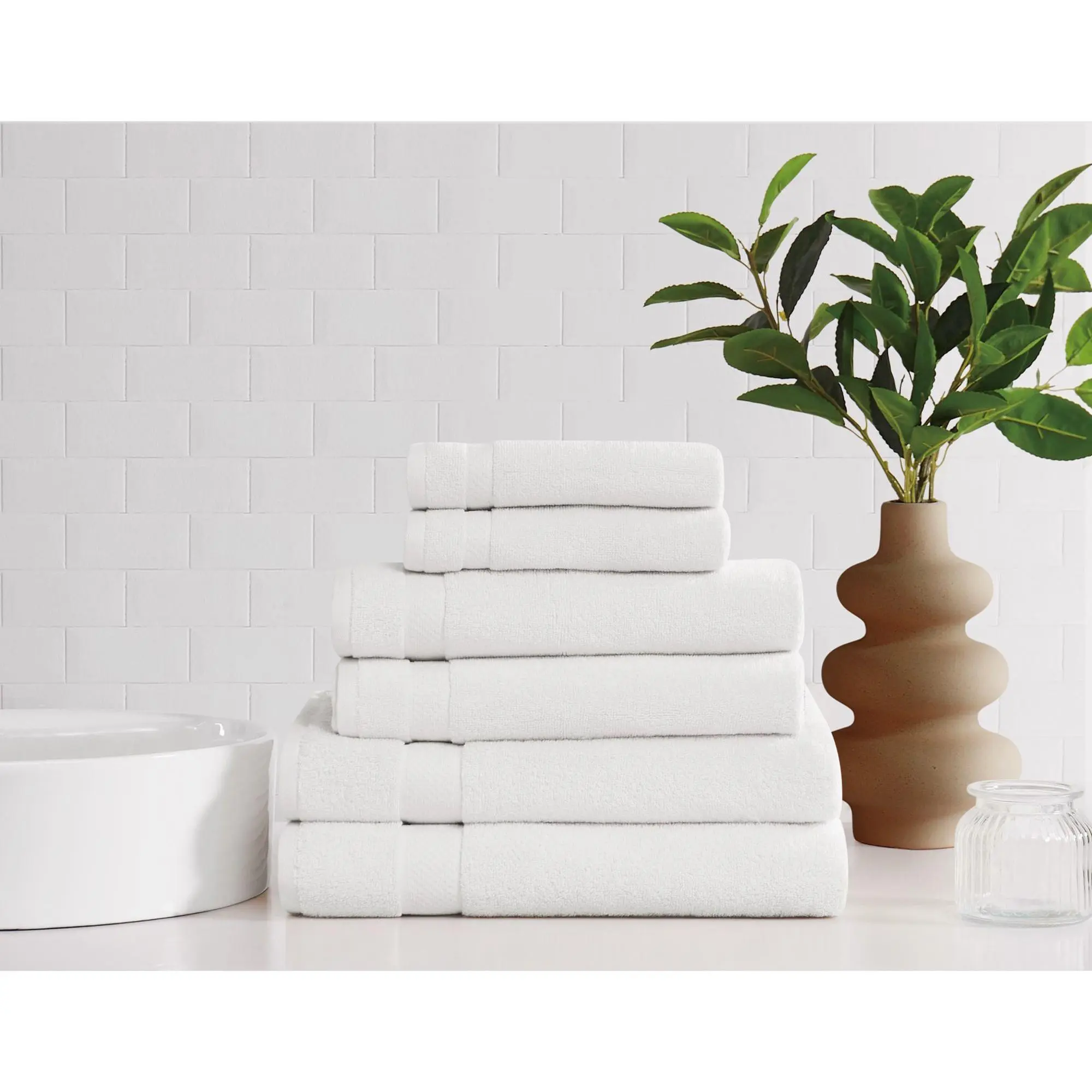 Brooklyn Loom Super Soft 6 Piece Bath Sheet Set Brooklyn Loom Super Soft 6 Piece Bath Sheet Set