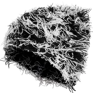 Cozy Snowflake Knit Hat Stylish Distressed Beanie for Winter Adventures! Stay Warm with this Thick, Fuzzy Skull Cap