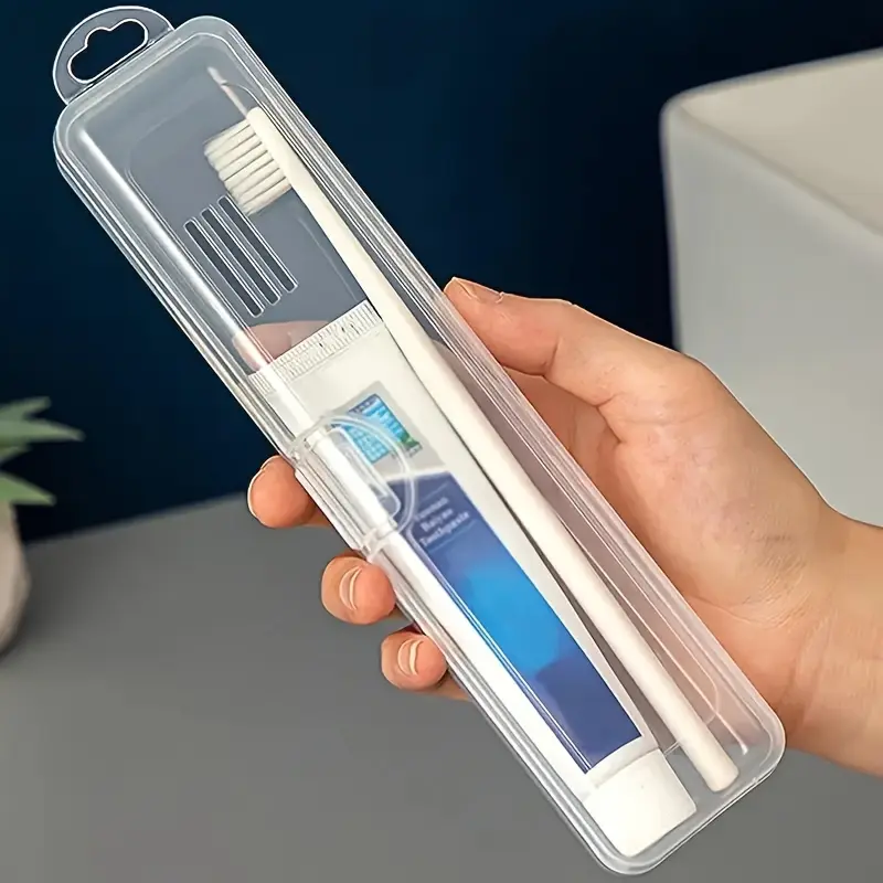 Traveler's Delight Toothbrush Case - Crystal Clear, Compact, and Durable Storage Box for Electric Toothbrushes - Perfect for Business Trips, Vacations, and Daily Use