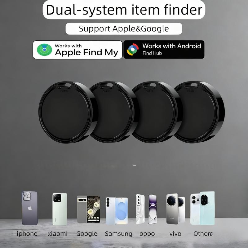 Dual- System Car GPS Tracker Apple Find My & Android Compatible Real-Time Tracking No Monthly Fee Weatherproof Magnetic Case Smart Key Finder Bluetooth Safety Universal Compatibility The Best Gift Wireless Tag Travel Gadgets