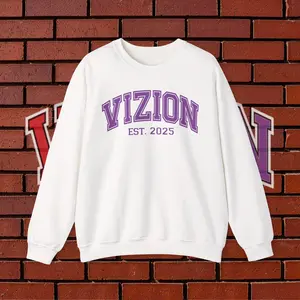 Collegiate VIZION (Purple) Crewneck Sweatshirt