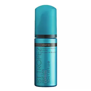 St. Tropez Self Tan Express Bronzing Mousse - Travel-Sized Bronzing Mousse & Tanning Applicator Mitt, Vegan-Friendly Tanner, Even & Natural Self Tan