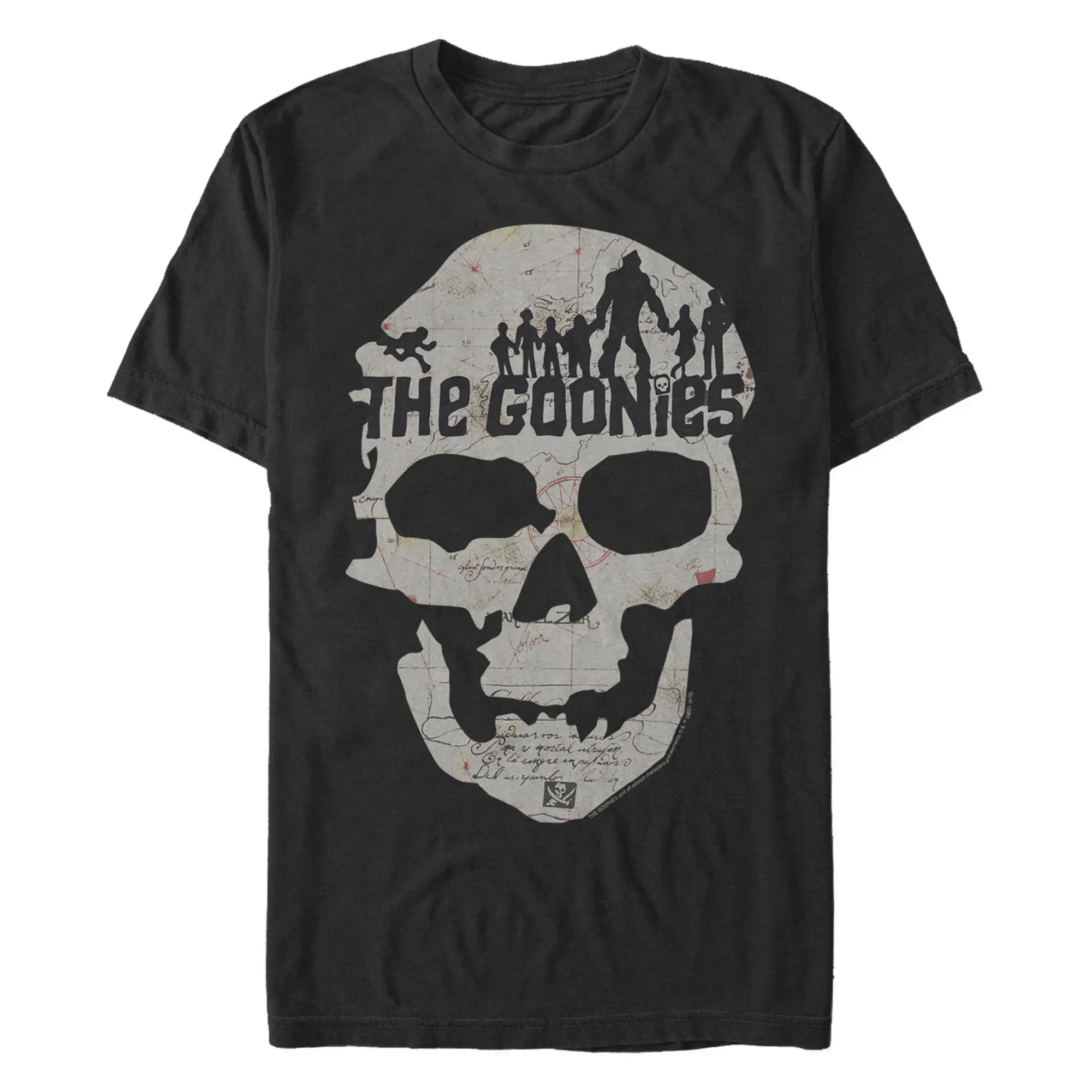 Men's The Goonies Skull Map Logo T-Shirt