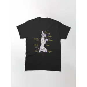 Human Puppy Play - Puppy Diagram Puppy Classic T-Shirt