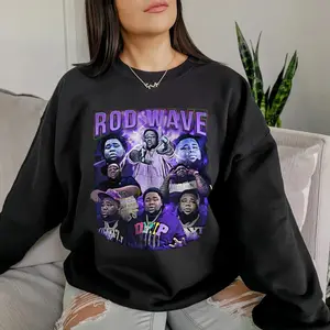 Rod Wave Sweatshirt, Rapper Hoodie, Beautiful Mind Tour, Hip Hop, Nostalgia Tour Merch, Music Concert, Rod Wave Merch