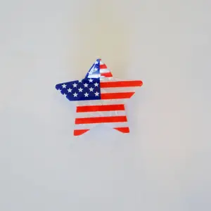 American Flag Claw Clip
