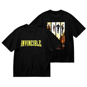 Invincible Variants Comfort Color Invincible vs Conquest T Shirt men women Oversized 100% Cotton Summer manga Unisex print tops