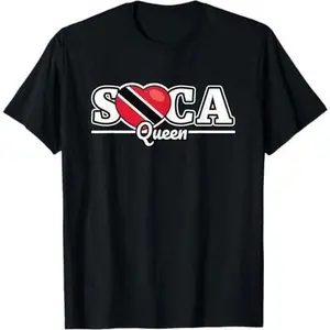 Soca Music Queen T-Shirt : Trinidad Carnival Wining Dancing