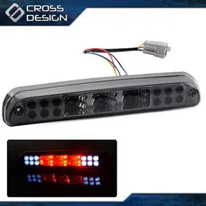 CROSSDESIGN Fit For 1999-2015 Ford F250 F550 F350 F450 Rear 3rd Brake Cargo Led Tail Light