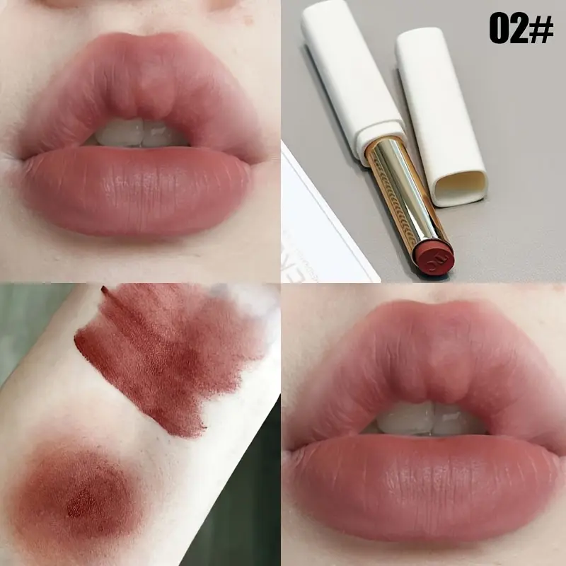 Long Lasting Hazy Matte Lipstick, 1 Count Moisturizing Hydrating Lip Glaze, Easy Coloring Lip Sticks, Suitable for All Occasions Lip Makeup, Girls and Women Makeup Accessories, Lip Gloss, Balm, Cosmetic, Hydrate, Lip Products Makeup