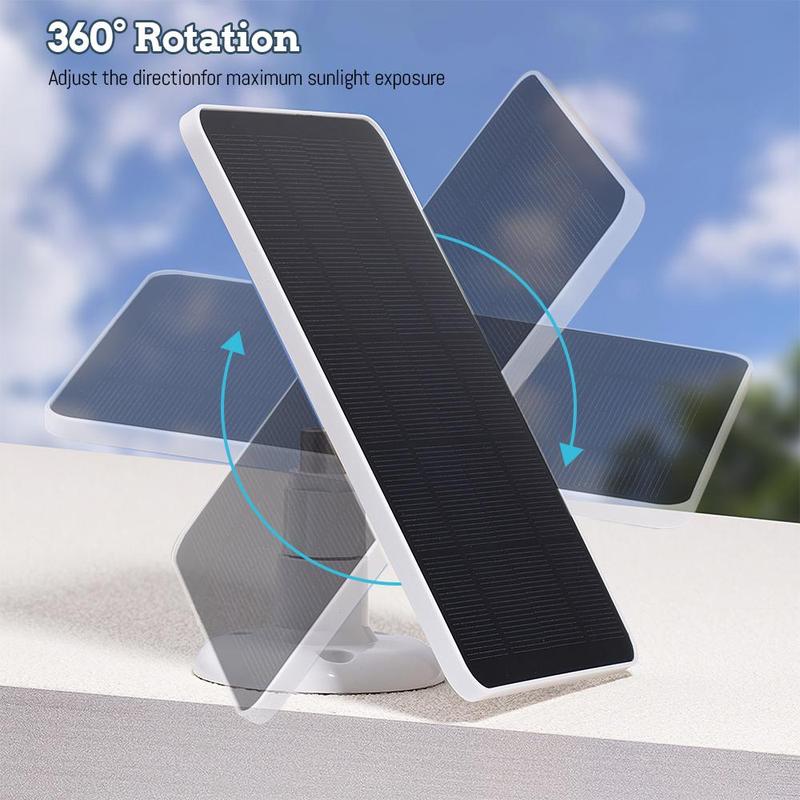 Solar Panel for Outdoor Camera Security Cam Micro USB Battery Charger, 4W 5V Solar Panel for USB Power CCTV Camera Security Cam Battery Charger Outdoor Solar Panel for Outdoor Camera Security Cam Micro USB Battery Charger, 4W 5V Solar Panel for USB Power CCTV Camera Security Cam Battery Charger Outdoor