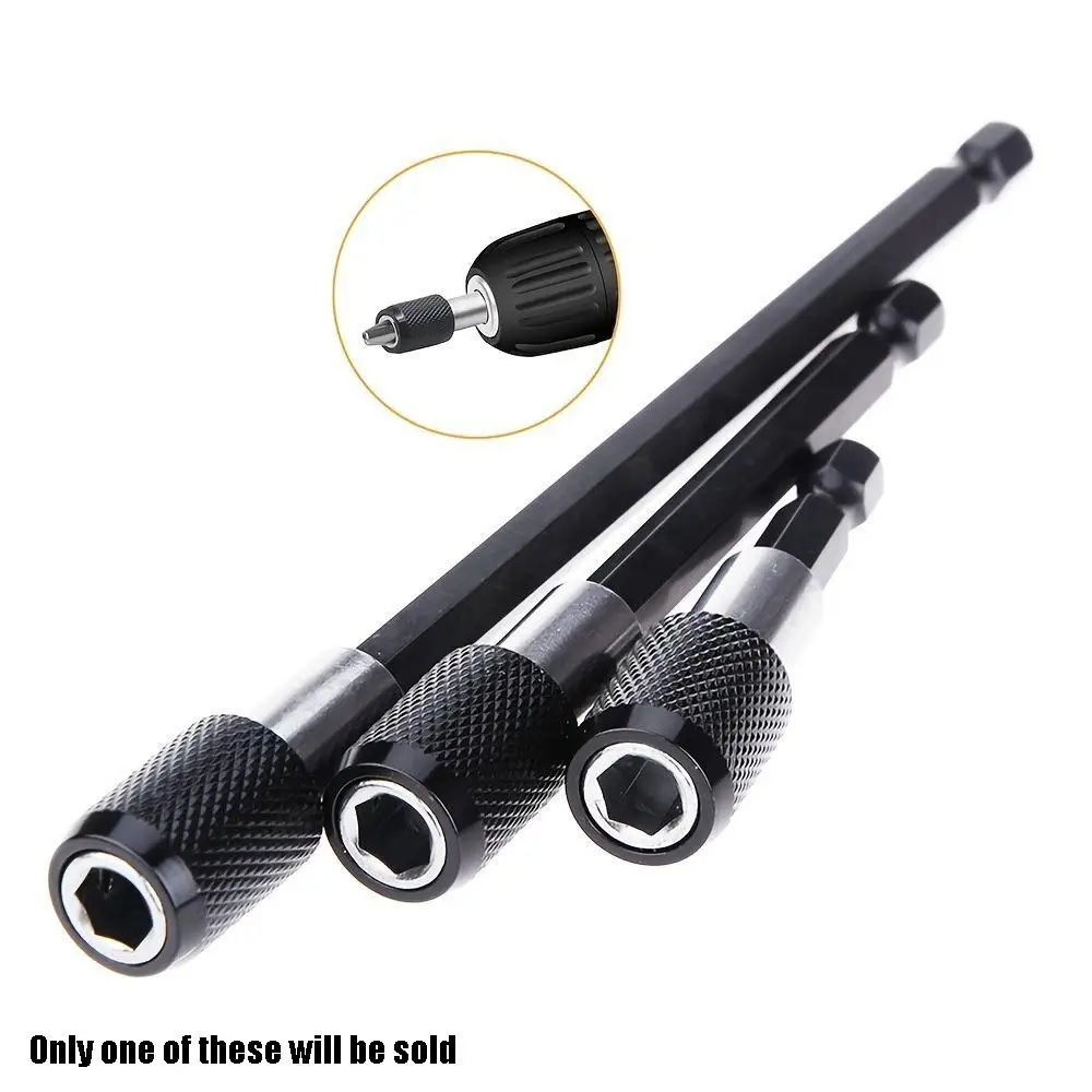 Hex Shank Power Tool Bit Extension Rod, 1 Count Self-locking Screwdriver Bit Extension Rod, Power Tool Accessories For Home & Office