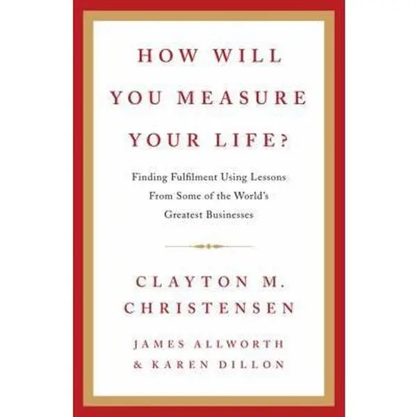 USED Book - How Will You Measure Your Life? by Clayton Christensen (Hardcover) - english