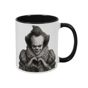 Horror Heart Mug, Friday the 13th Mug, Spooky Movie Characters Mug,  15oz Coffee Mug, Scream Halloween 11oz Tea Mug, Spooky Season Mug, Gift for Movie Fans, Halloween Gift, Ceramic Mug