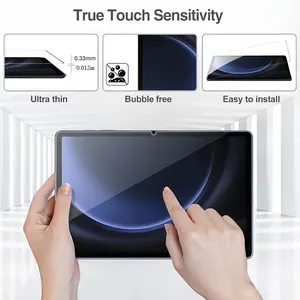 2-pack high-definition tempered film, suitable for VIVO Pad and VIVO Pad AIR, waterproof and scratch resistant, easy to install