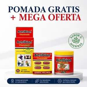 Artribion Vitaminado 20 sobres de 4 capsulas + Pomada Artri 80 Capsulas