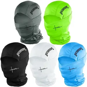 1/5 unisex "confidence" letter printed masks suitable for outdoor sports, mountain climbing, cycling, windproof and dustproof, s