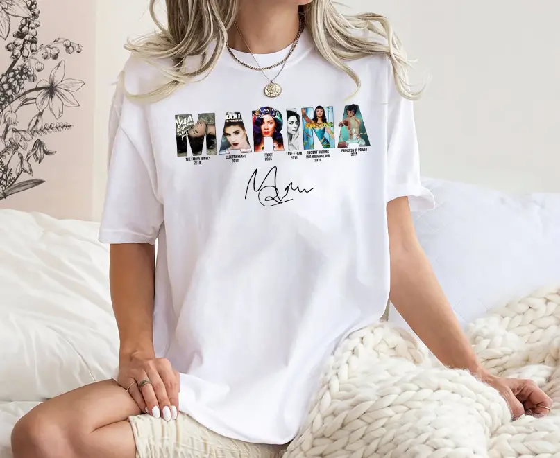 MARINA Album Shirt, Princess Of Power Merch, Gift For Fan, Unisex