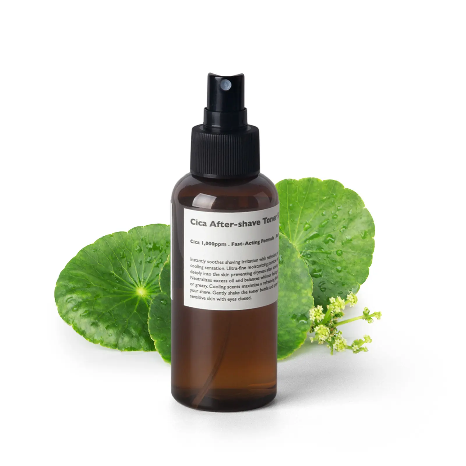 Lazy Society Cica Aftershave Toner Spray - Instant Cooling & Soothing Mist (4.05 fl.oz/120ml)
