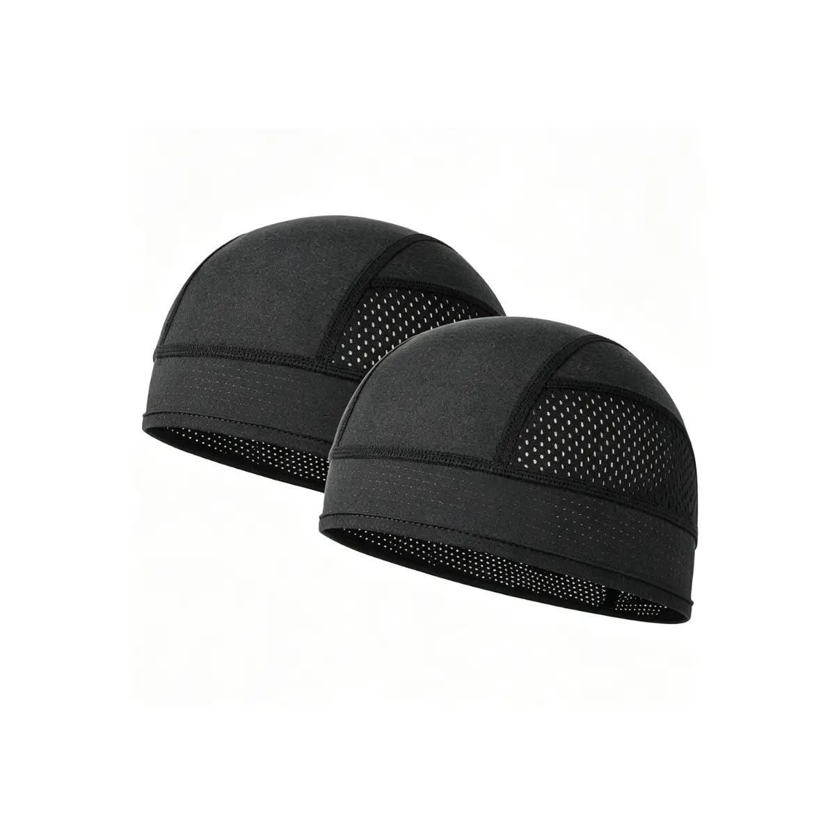 Unisex Lightweight Mesh Cooling Skull Cap Helmet Liner - High Stretch Heat Cap Headbands for Cycling, Outdoor Work, 1 Size Fits Most, One Size