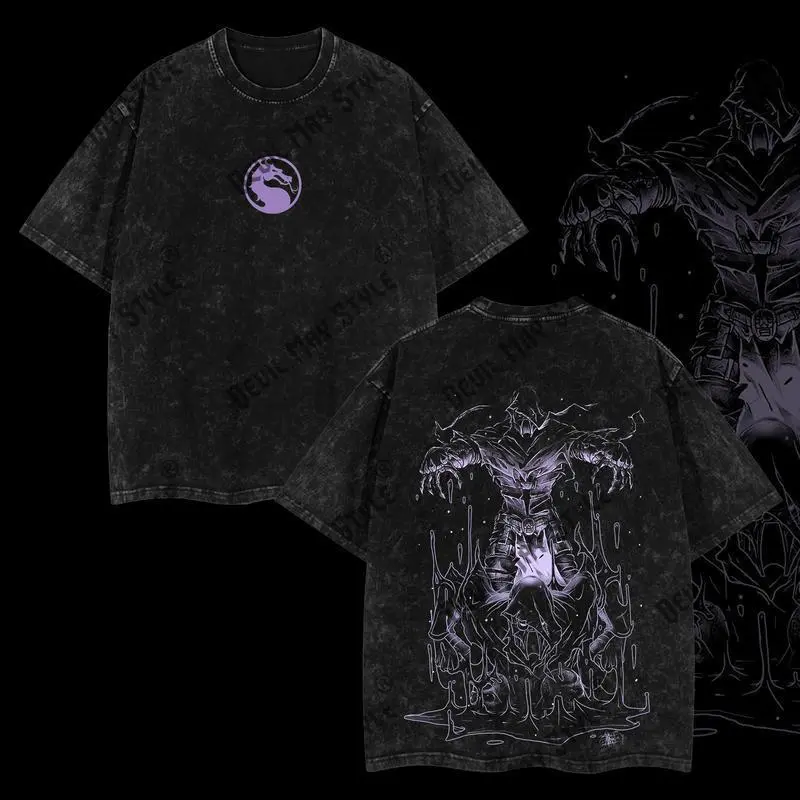 Noob Saibot - Mortal Kombat Vintage Tee Unisex Oversize Heavyweight Cotton T-shirt for Game Fans, Graphic Tees, Casual Outfits, Me Sweatshirt, Hoodie, Comfort Colors - 9h5whba5