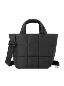 Women's Small Feather Shoulder Bag, Fashion Nylon Crossbody Bag, Adjustable Strap, Ideal for Daily Use and Travel Essentials