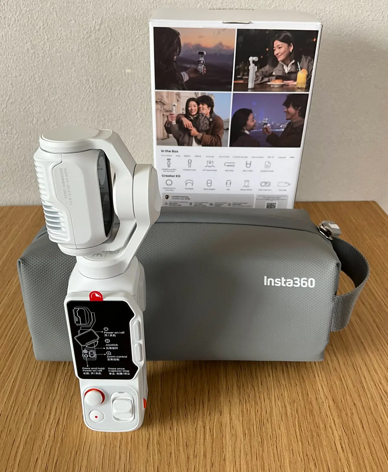 Insta 360 X5 8K 360-Degree Action camera original set