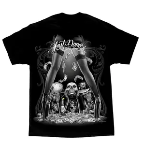 Last Dance Lowrider Chicano Art David Gonzales DGA T Shirt, Rare Collectible 100% Cotton, Trendy Men and Women's Clothing - Unisex T-Shirt Full Size S-5XL Gift for Friends and Family.