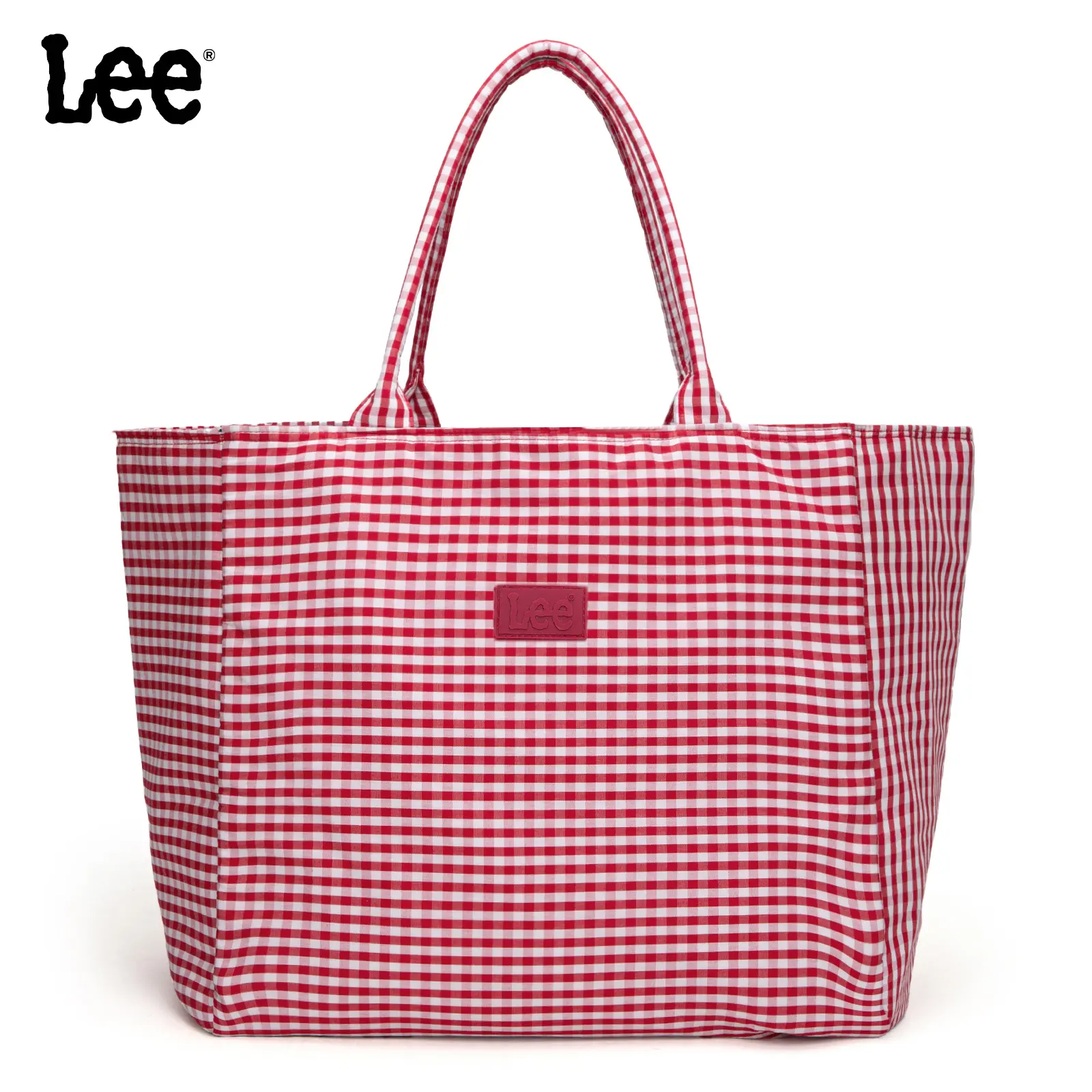 Lee  large-capacity stylish plaid shoulder bag, can also be used as a handbag, made of cotton material, lightweight and practical, perfect gift for girlfriends, mothers, or best friends.