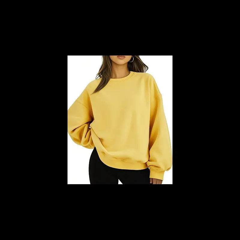 Round neck sweatshirt in light purple