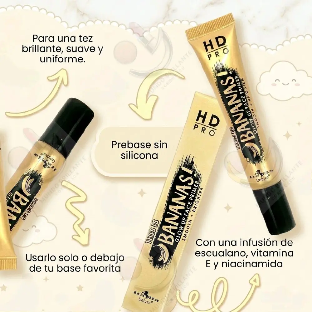 Bananas! Glow Up Face Primer(Italia Deluxe)