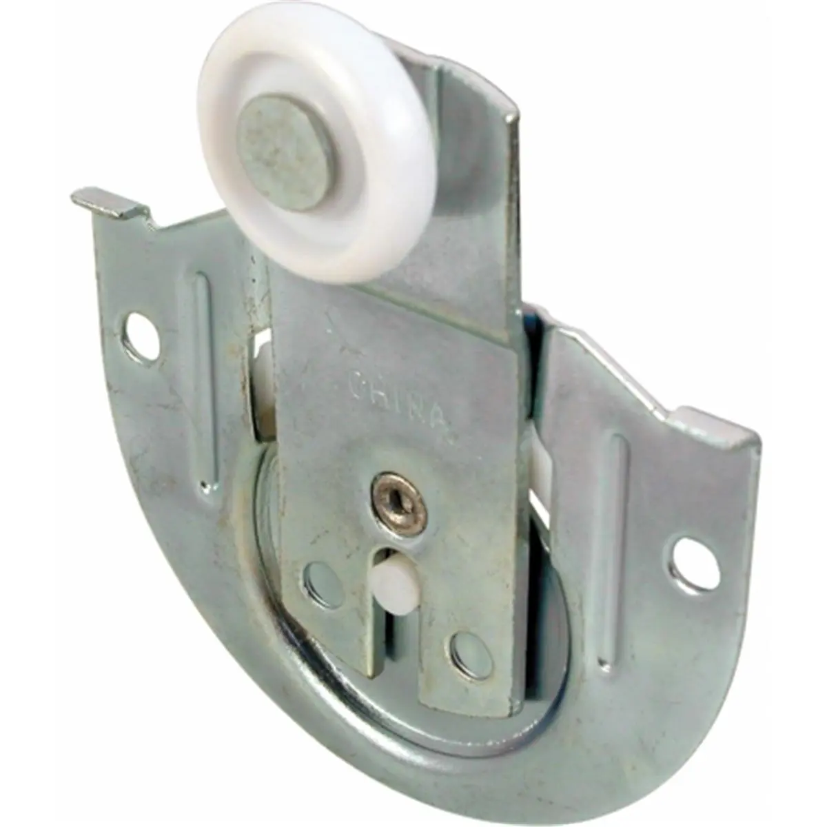 212 Main Front Door Roller Top-Hung Single Wheel - Steel Bracket, Carded Mount, Bracket-Mount Closet Door Roller for Sailing & Water Sports Doors, Heavy Duty, 1.13 x 6.44 x 3.81 in