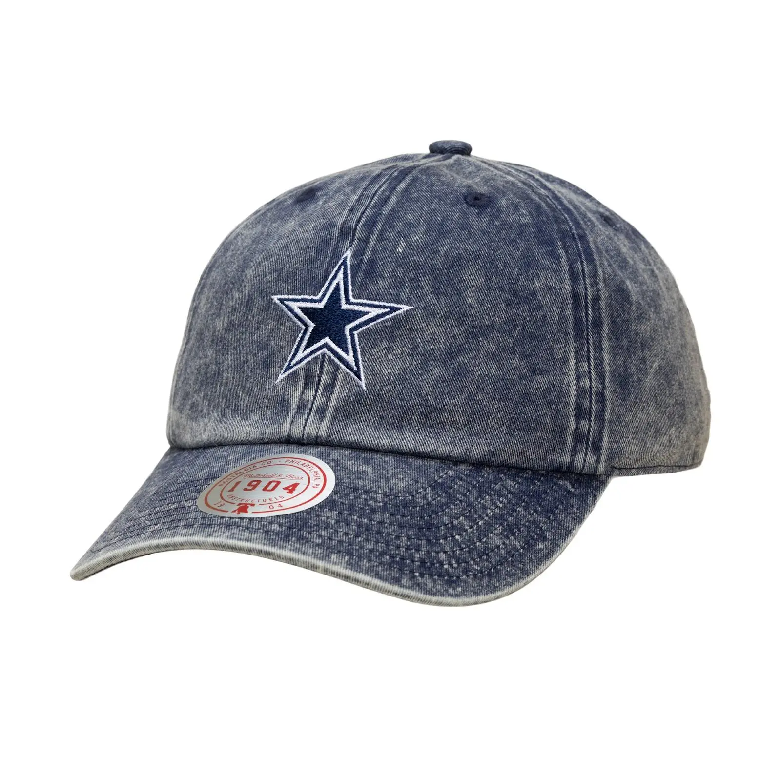 Dallas Cowboys Navy Legendary Strapback Adjustable Hat NFL Throwback Cap Fan Gear Mitchell & Ness