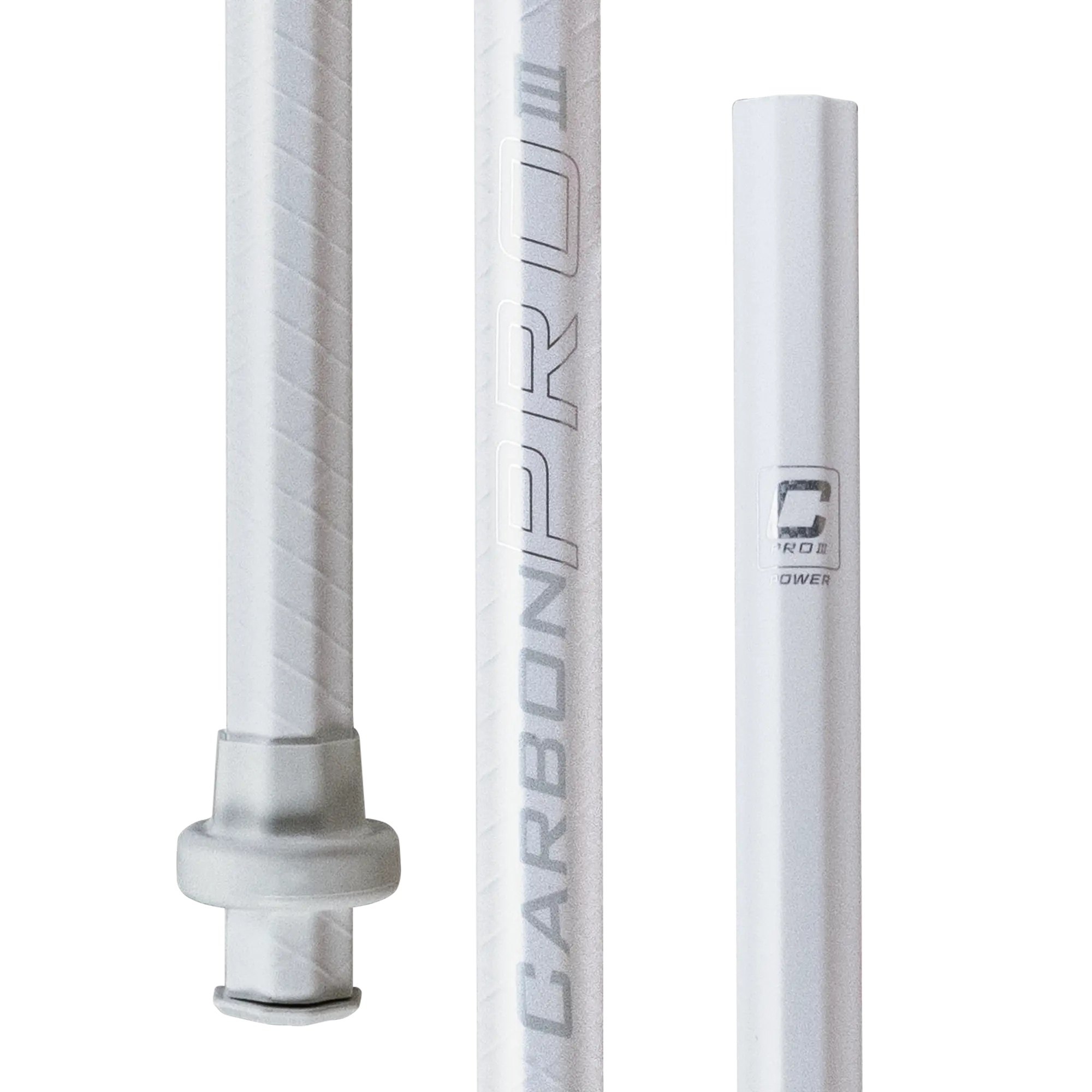 Carbon Pro 3.0 Attack Lacrosse Shaft, Kevlar Reinforced for Aggressive Power Shots, with Adjustable End Cap and Textured Grip, Alley Shots, Two-Way Middie